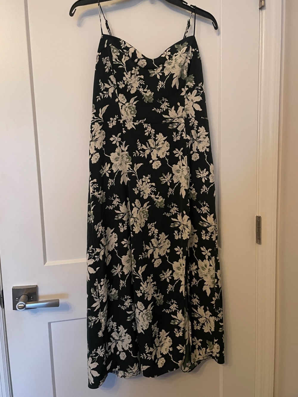 Abercrombie Green Floral Slip Dress